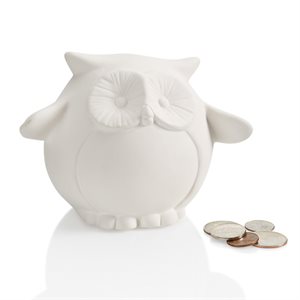 Pudgy Party Pet Owl Bank