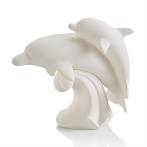 Double Dolphins Figurine